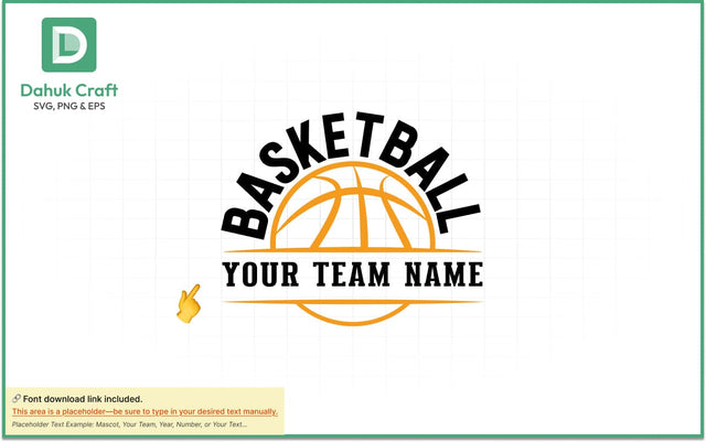 Mascot Basketball Logo SVG PNG & EPS V11 SVG dahukdesign 