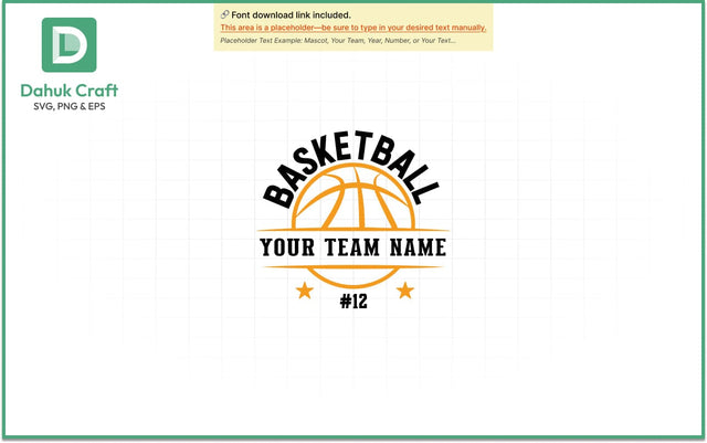 Mascot Basketball Logo SVG PNG & EPS V12 SVG dahukdesign 