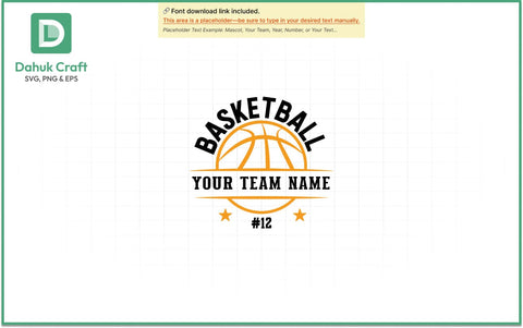 Mascot Basketball Logo SVG PNG & EPS V12 SVG dahukdesign 