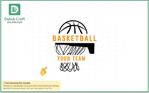 Mascot Basketball Logo SVG PNG & EPS V3 SVG dahukdesign 