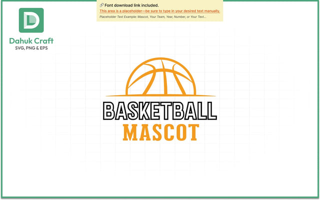 Mascot Basketball Logo SVG PNG & EPS V5 SVG dahukdesign 