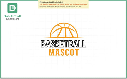 Mascot Basketball Logo SVG PNG & EPS V5 SVG dahukdesign 