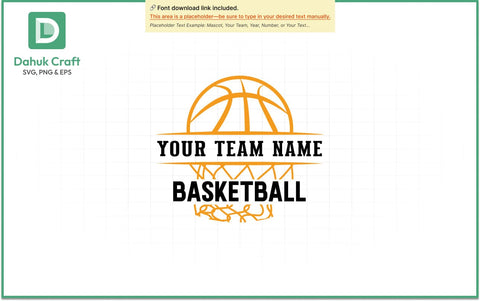 Mascot Basketball Logo SVG PNG & EPS V8 SVG dahukdesign 