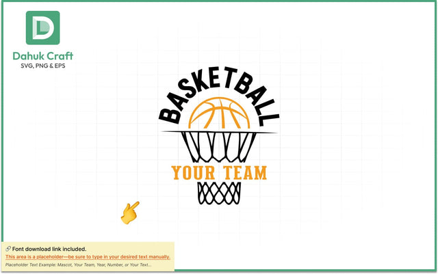 Mascot Basketball Logo SVG PNG & EPS V9 SVG dahukdesign 
