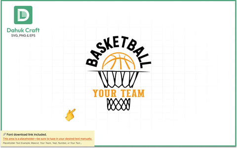 Mascot Basketball Logo SVG PNG & EPS V9 SVG dahukdesign 