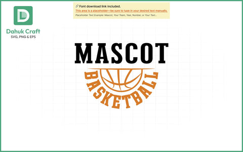 Mascot Basketball SVG Logo SVG PNG & EPS V16 SVG dahukdesign 