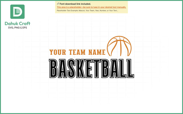 Mascot Basketball SVG Logo SVG PNG & EPS V8 SVG dahukdesign 