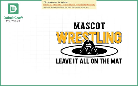 Mascot Wrestling Logo SVG Wrestling SVG PNG & EPS V9 SVG dahukdesign 