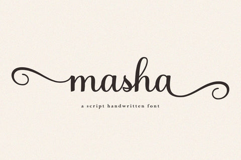 masha Font Studio Rhd Store 