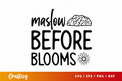 Maslow before blooms SVG Design SVG Designangry 