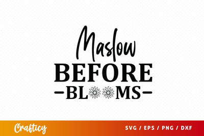 Maslow before blooms SVG Design SVG Designangry 