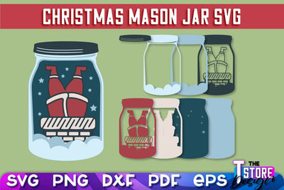 Mason Jar SVG | Kitchen Design | 3D Paper Mason Jar SVG The T Store Design 