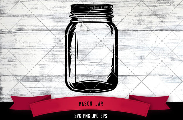 Mason Jar SVG SVG Loveleen Kaur 