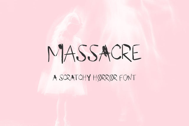 Massacre Display Font Font Beck McCormick 