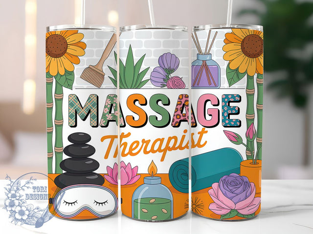 Massage Therapist Spa Life Tumbler, Spa Life Cup, Wellness Drinkware, 20Oz Sublimation Wrap, Self Care Gift, Relaxation Quote Design, Spa Professional Mug Sublimation ToriDesigns 