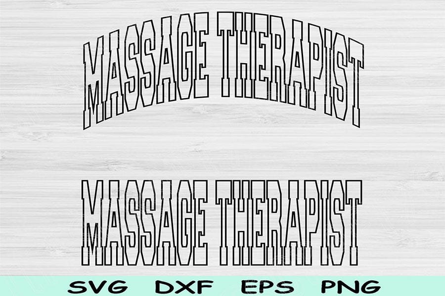 Massage Therapist Svg Dxf Png Cut Files, Massage Svg, Massage Therapy ...