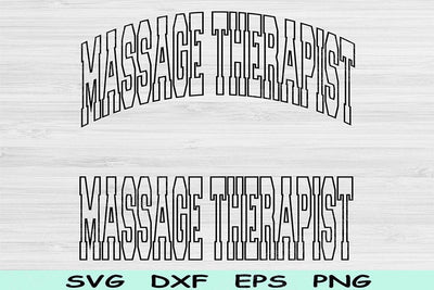 Massage Therapist Svg Dxf Png Cut Files, Massage Svg, Massage Therapy Svg Files For Cricut, Silhouette Digital Download Sublimation Designs SVG TiffsCraftyCreations 