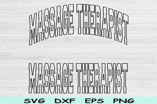 Massage Therapist Svg Dxf Png Cut Files, Massage Svg, Massage Therapy Svg Files For Cricut, Silhouette Digital Download Sublimation Designs SVG TiffsCraftyCreations 