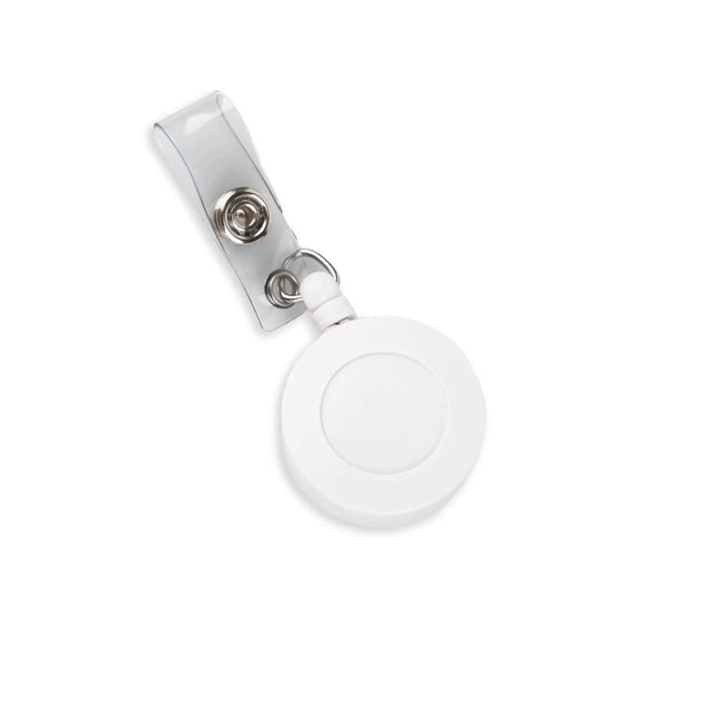 Master Maker Crafts - Badge Reel - White (1.3" x 3.2") Physical DIY Craft Warehouse 
