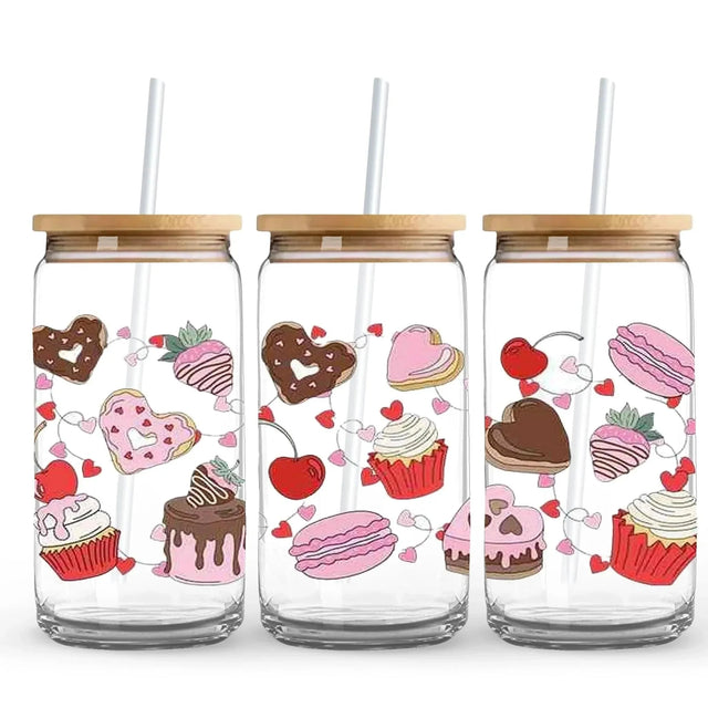 Master Maker Crafts - UV DTF Wrap Only - Sweet Treats 9.7" x 4.3" (Cup NOT Included) Physical DIY Craft Warehouse 