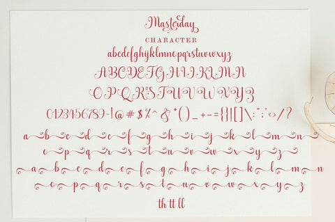 Masterday Font RomieStudio 