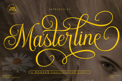 Masterline Calligraphy font Font muhammadzeky 