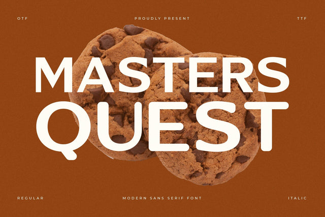 Masters Quest Typeface Font Storytype Studio 
