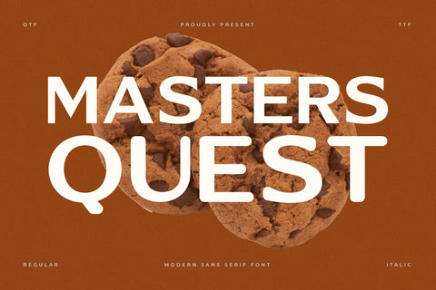 Masters Quest Typeface Font Storytype Studio 