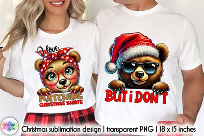 Matching Christmas Designs Sublimation Sublimation Designs by Ira 