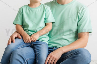 Matching family t-shirt mockup design Mock Up Photo Regulrcrative 