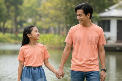 Matching family t-shirt mockup design Mock Up Photo Regulrcrative 