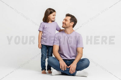 Matching family t-shirt mockup design Mock Up Photo Regulrcrative 