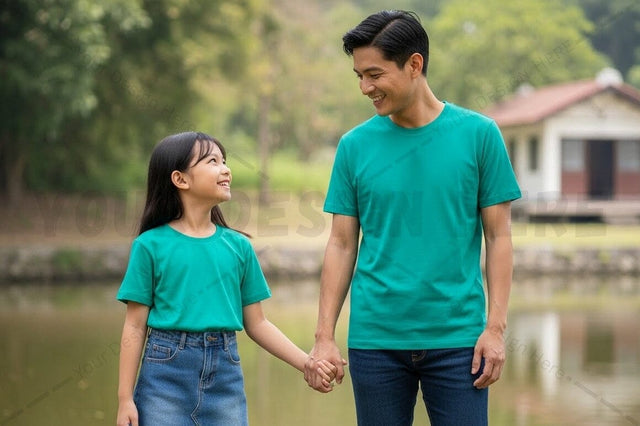 Matching family t-shirt set Mock Up Photo Regulrcrative 