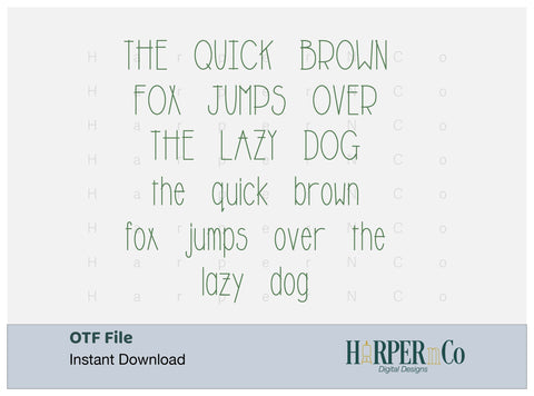 Matchsticks Font, Playful font, thin font, craft font, OTF file, Cute Font, Fonts for Crafting Font HarperNCo 