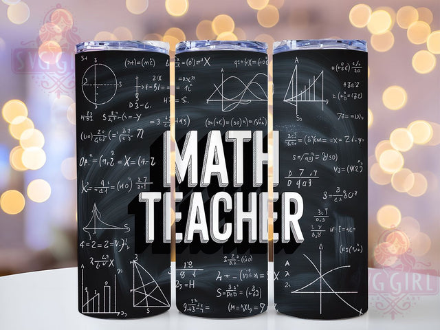 Math Formula Teacher Tumbler Wrap, Teacher Appreciation, Mathematics Tumbler, Teaching Supplies, Classroom Decor, Math Formula Design, School Drinkware Sublimation SvggirlplusArt 