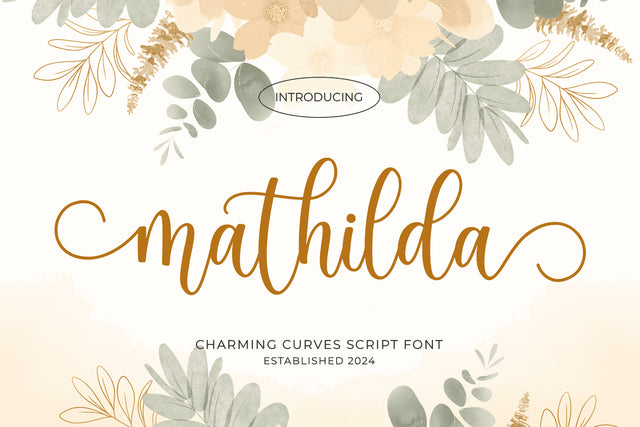 Mathilda Font Mozarella 