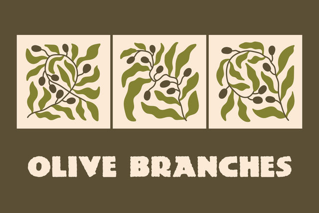 Matisse Olive Branches PNG Art Sublimation Rin Green 