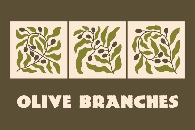 Matisse Olive Branches PNG Art Sublimation Rin Green 