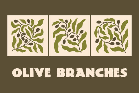 Matisse Olive Branches PNG Art Sublimation Rin Green 