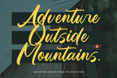 Matric Bunker - Bold Brush Font Font Letterena Studios 