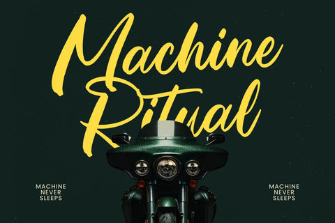 Matric Bunker - Bold Brush Font Font Letterena Studios 