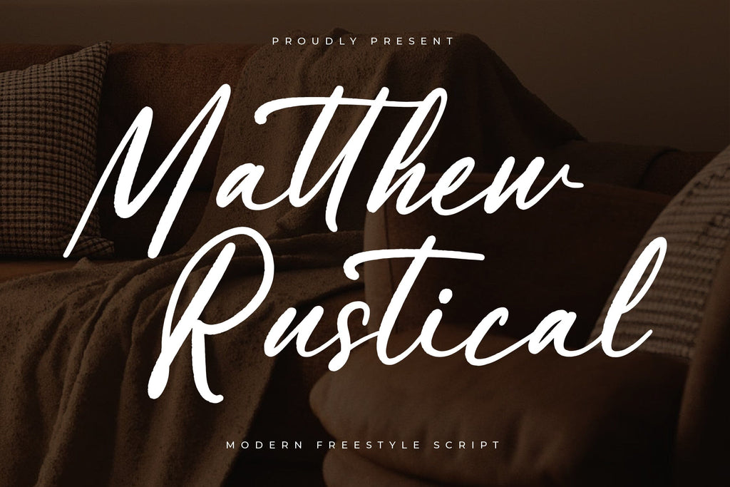Matthew Rustical - Modern Freestyle Script - So Fontsy