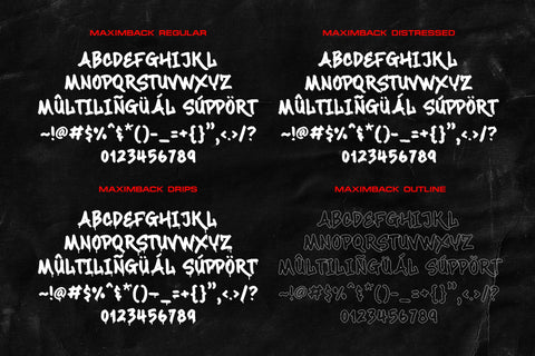 Maximback Font Allouse.Studio 