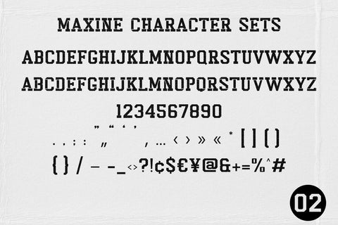 Maxine - Display Font Font studioalmeera 