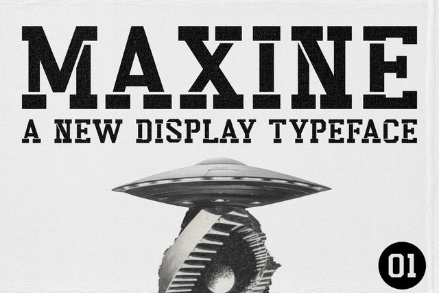 Maxine - Display Font Font studioalmeera 