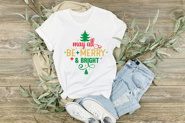 May all be merry & bright SVG Angelina750 