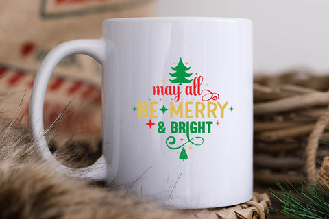 May all be merry & bright SVG Angelina750 