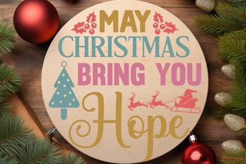 may christmas bring you hope SVG Angelina750 