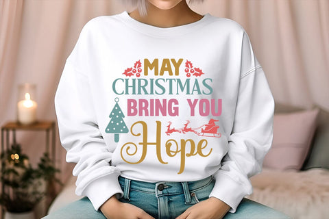 may christmas bring you hope SVG Angelina750 