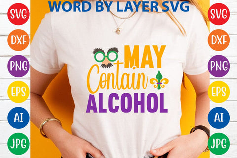 May Contain Alcohol SVG DESIGN SVG Rafiqul20606 